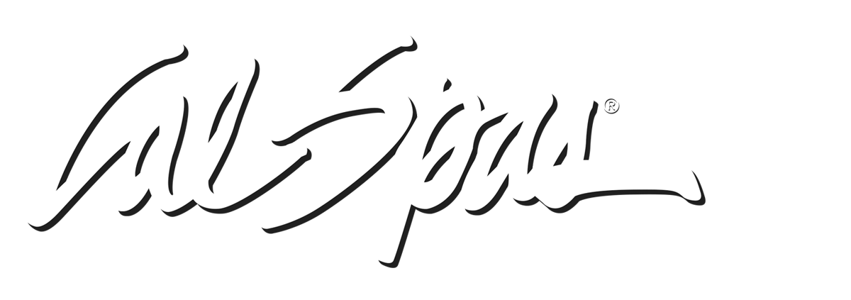 Calspas White logo hot tubs spas for sale Woodbury
